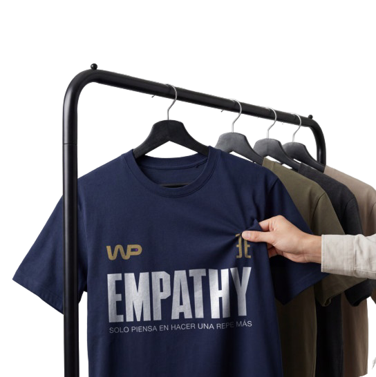 Camisetas personalizadas Empathy en perchero